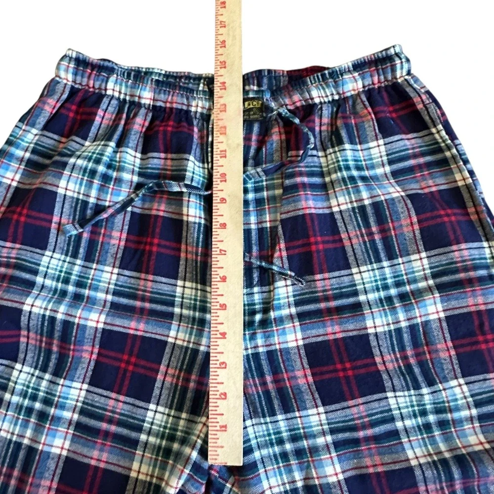 Polo Ralph Lauren Pants Men's‎ Medium Blue Red Plaid Flannel Pajama Sleepwear